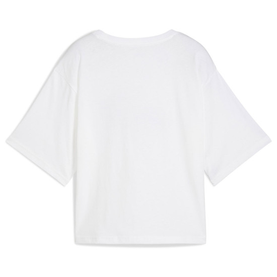 Puma Γυναικεία κοντομάνικη μπλούζα Essentials Cropped No. 1 Logo Relaxed Tee Puma Γυναικεία κοντομάνικη μπλούζα Essentials Cropped No. 1 Logo Relaxed Tee